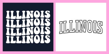 Illinois tişört tasarımı