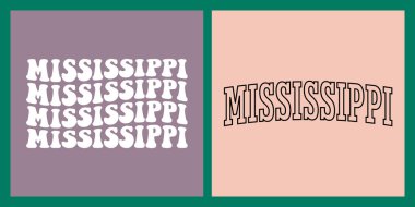 Mississippi tişört tasarımı