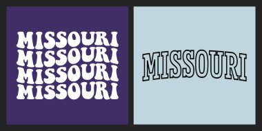 Missouri tişört tasarımı