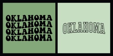 Oklahoma gömlek tasarımı metni