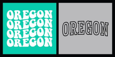 Oregon tişört tasarımı