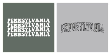 Pennsylvania tişört tasarımı
