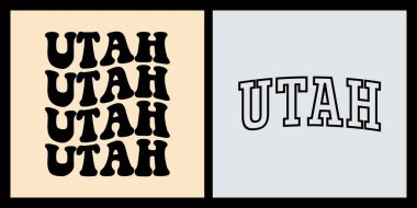 Utah tişört tasarımı