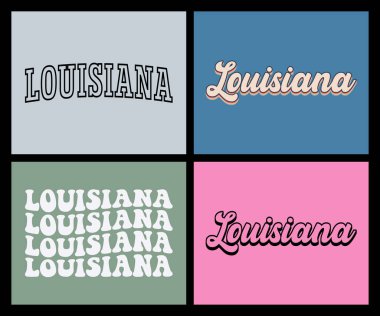 Louisiana State tişört tasarımı