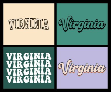Virginia tişört tasarımı