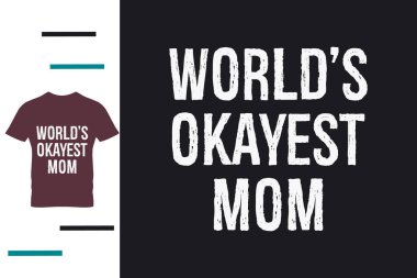 Komik anne tişört tasarımı