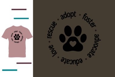 Koruyucu köpek t-shirt tasarımı