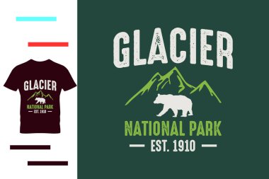 Gracier Park aşığı t-shirt tasarımı