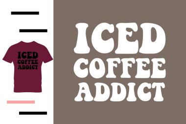  Buzlu kahve sever gömlek tasarımı.