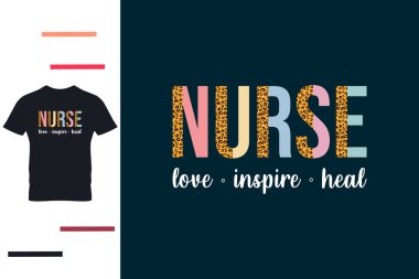 Leopar hemşire gömleği tasarımı