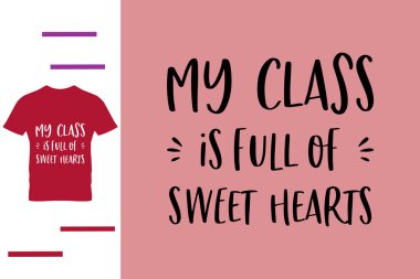 Sınıfım tatlı kalplerle dolu.