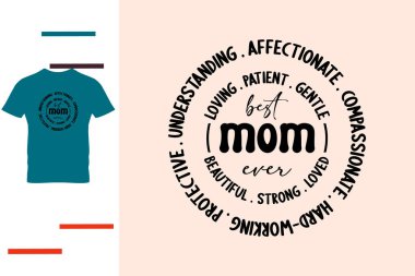 Özverili anne tişörtü tasarımı