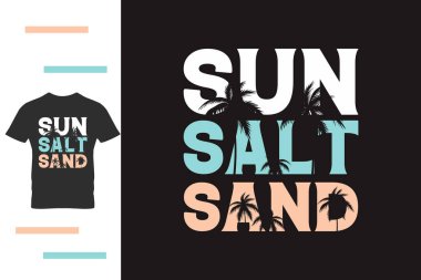 Yaz tatili t-shirt tasarımı