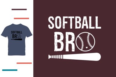 Softball kardeşi tişört tasarımı