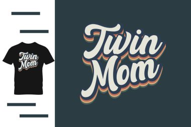 İkiz anne tişörtü tasarımı