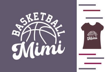 Basketbol Mimi tişört tasarımı