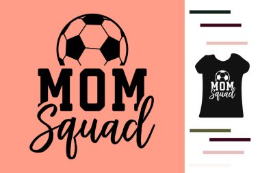 futbol anne takımı tişört tasarımı