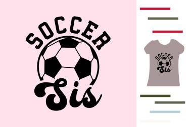 futbol kız kardeşi tişörtü tasarımı