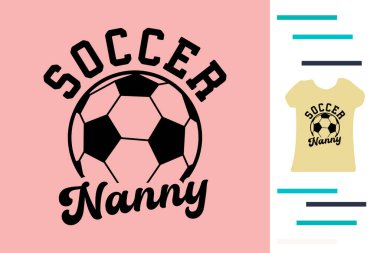 futbol dadısı tişört tasarımı