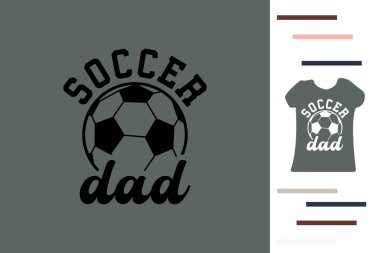 Futbol babasının gömlek tasarımı.