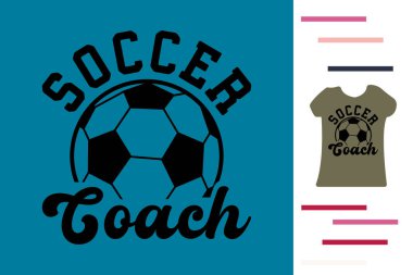 futbol koçu t-shirt tasarımı