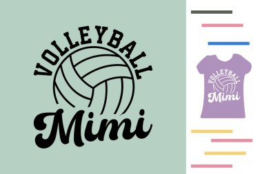 Voleybol Mimi t-shirt tasarımı