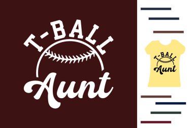 T-ball teyze t-shirt tasarımı