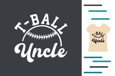 T-ball amca t-shirt tasarımı