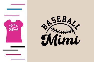 beysbol Mimi t-shirt tasarımı