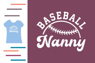 beysbol dadısı tişört tasarımı