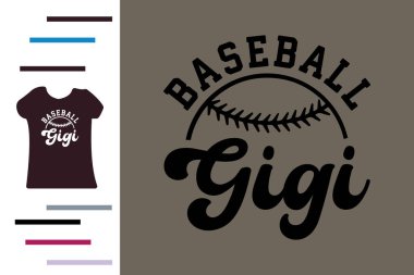 beyzbol gigi t-shirt tasarımı