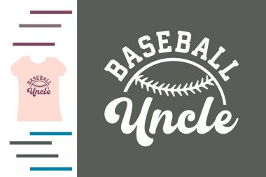 beysbol amcası t-shirt tasarımı