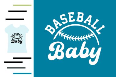 beysbol bebeği t-shirt tasarımı