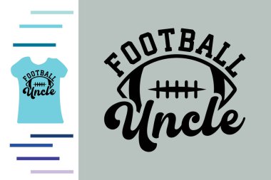 Futbolcu amca t-shirt dsign