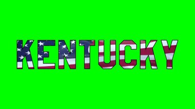 Kentucky metin videosundaki Usa bayrağı