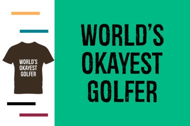 Golf Baba t-shirt tasarımı