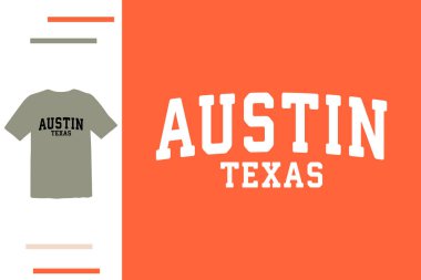 Austin City halkının gömlek tasarımı