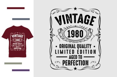 80 'lerin tişört tasarımında doğmuş.