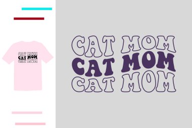 kedi anne t-shirt tasarımı