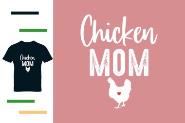 tavuklar anne t-shirt tasarımı