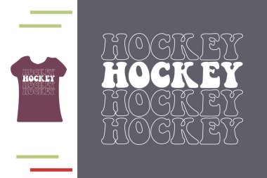Hokey oyuncusu t-shirt tasarımı 