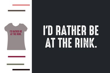 Buz hokeyi oyuncusu t-shirt tasarımı