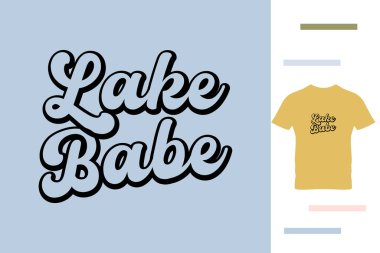 Göl bebeği t-shirt tasarımı