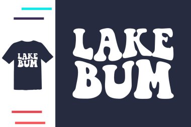 Göl serserisi t-shirt tasarımı