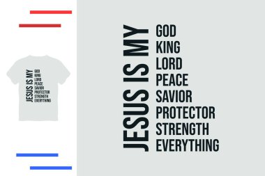 İsa benim efendimdir gömleğin tasarımı