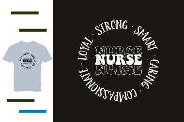 akıllı hemşire t-shirt tasarımı