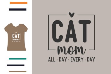kedi anne t-shirt tasarımı