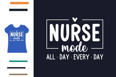 Hemşire modu t-shirt tasarımı