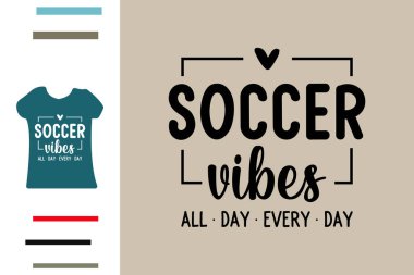 Futbol vibes t-shirt tasarımı