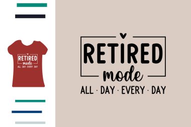 emekli mod t-shirt tasarımı